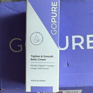Go Pure Tighten & Smooth Belly Cream new in box